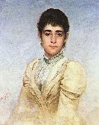 Almeida Junior Portrait of Joana Liberal da Cunha Germany oil painting artist